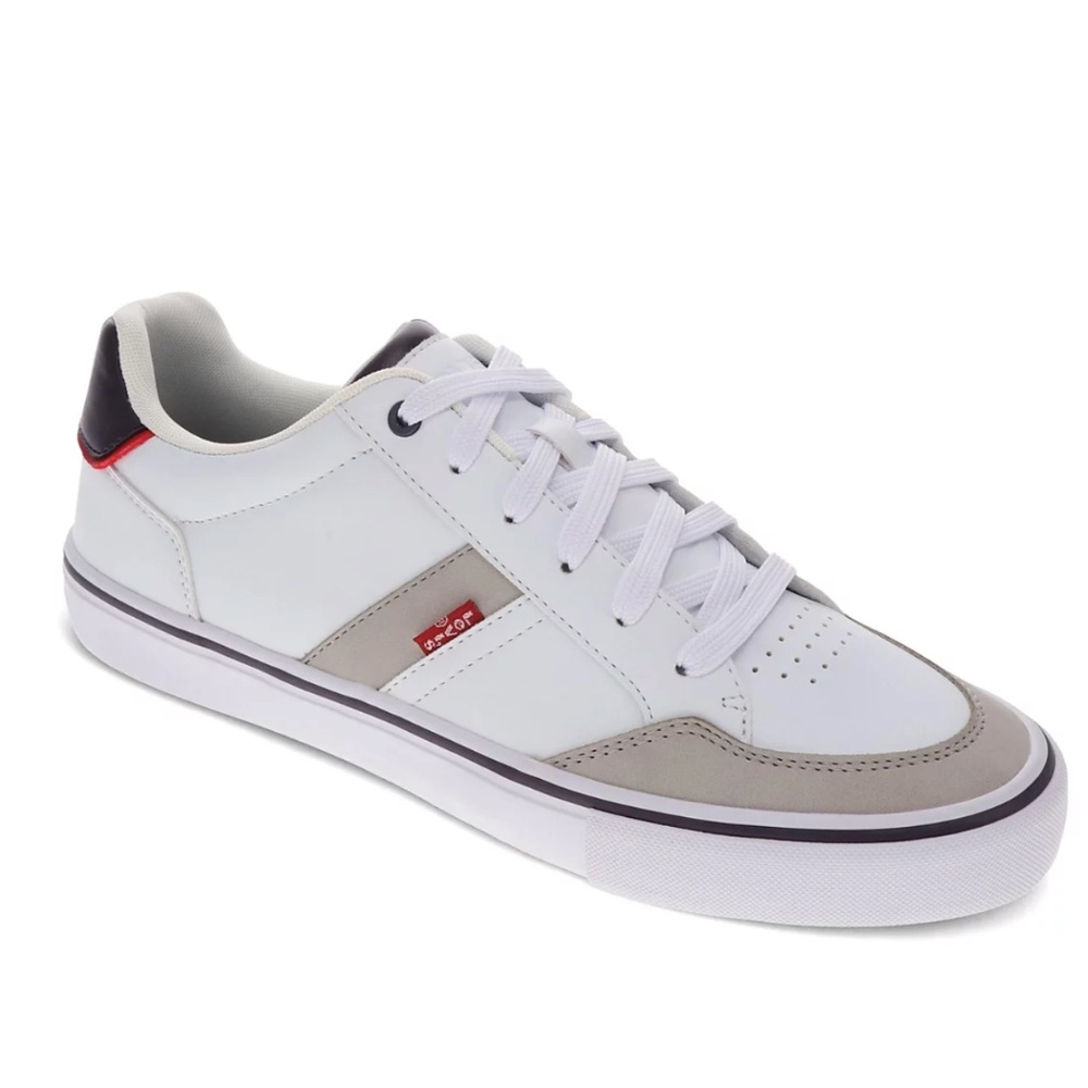 Levi's "Deacon" Men's White Low- top Sneakers Size: 9